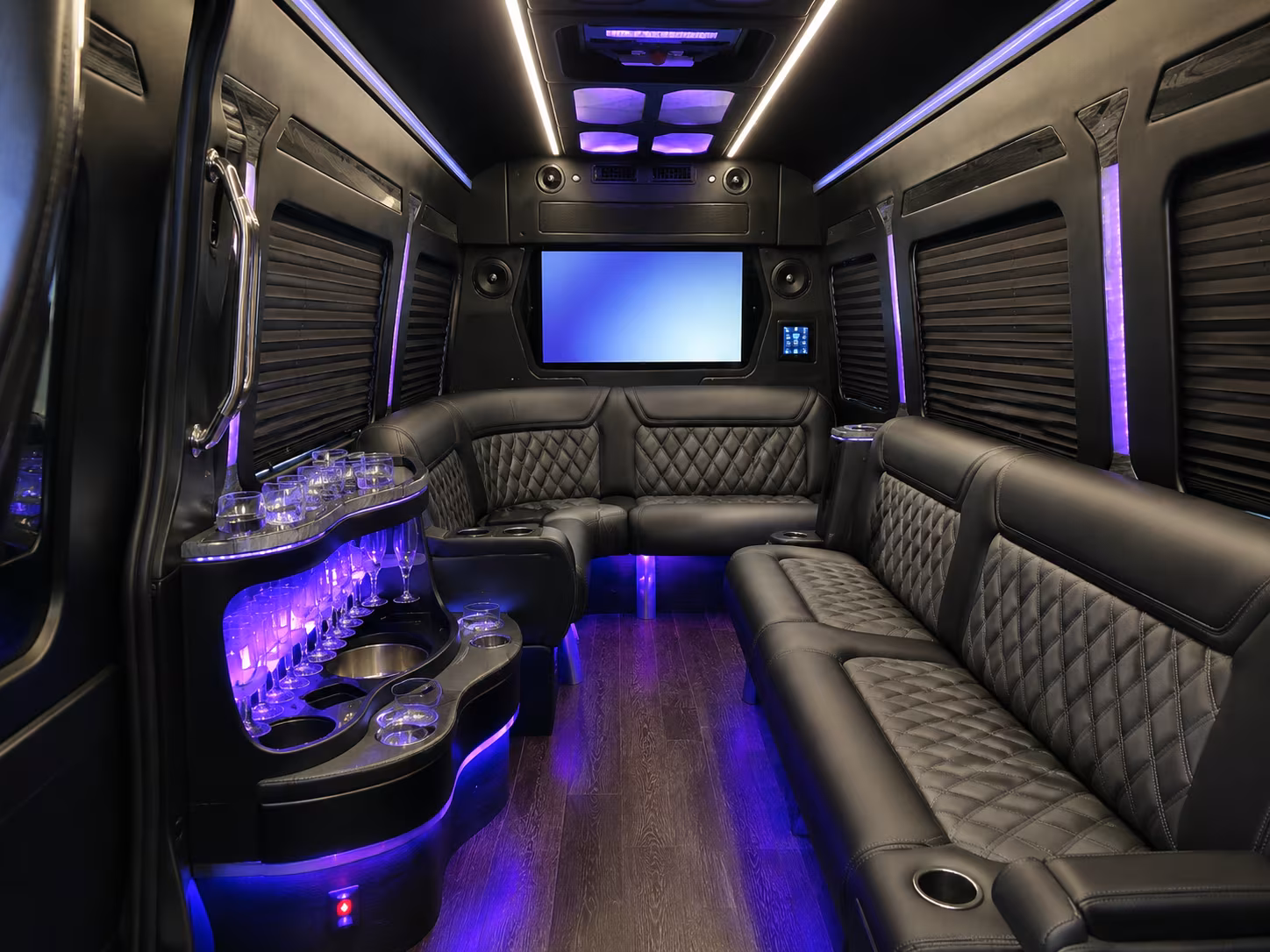 corporate event employee shuttle transportation on the eastside