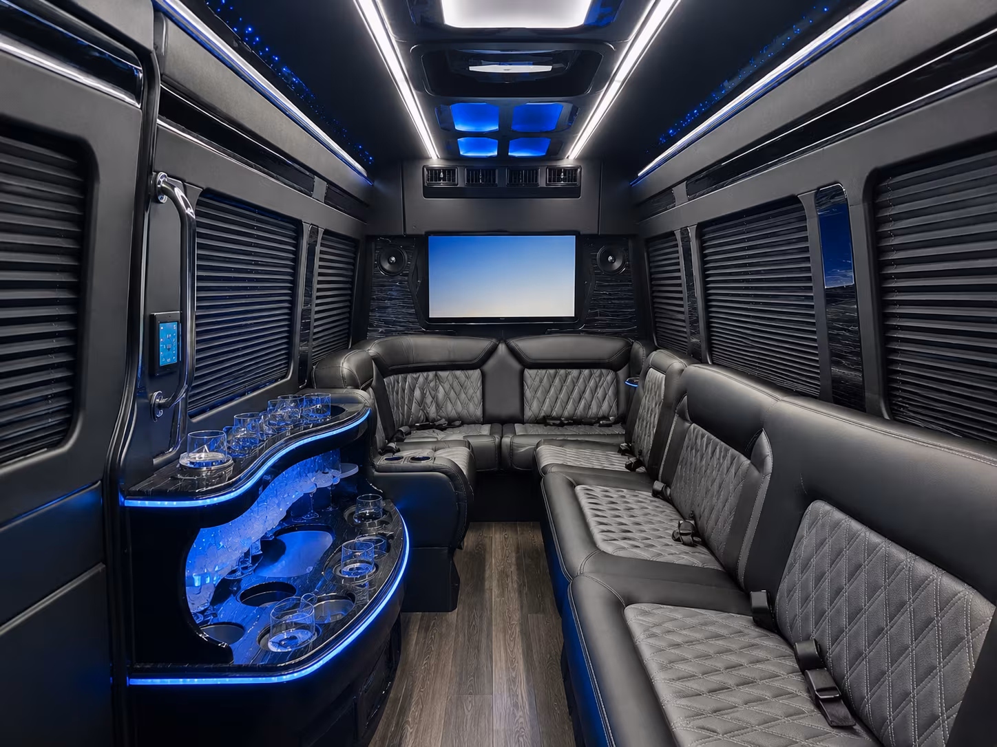 get online pricing for airport shuttle buses for wedding guests flying into sea